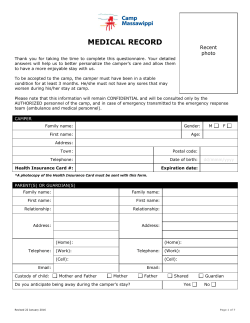 Medical Form - French