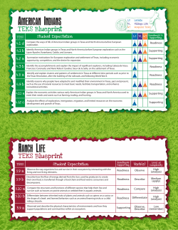 American Indians-Ranch Life TEKS