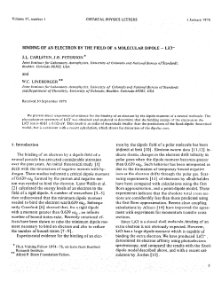 LiCl- dipole EA Chem Phys Lett 1976