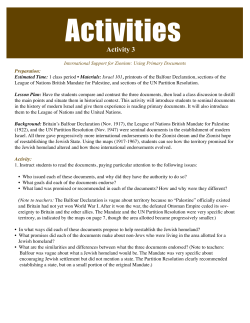 Activities - StandWithUs