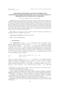 a squared smoothing newton method for nonsmooth