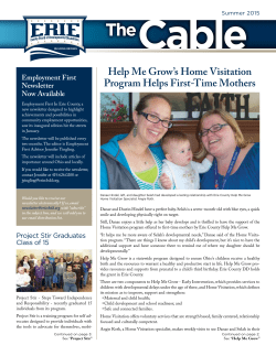 Summer 2015 - Erie County Board of Developmental Disabilities