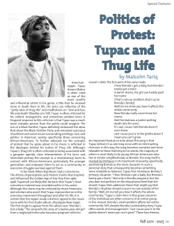Politics of Protest: Tupac and Thug Life - ScholarBlogs