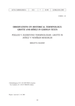 pdf - Acta Carsologica