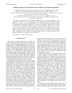 Osmotic pressure and viscoelastic shear moduli