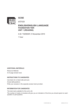 GCSE - Blacon High School