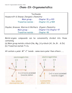Chem-2X-Organometallics