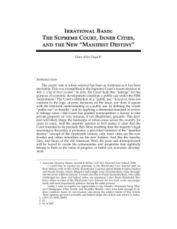 Irrational Basis - Harvard Law School