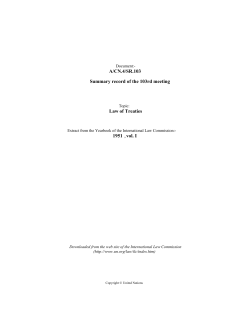 &yuml;&thorn; S ummaryrecordofthe 1 0 3 rdmeeting