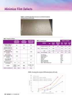 Minimize Film Defects