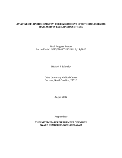 astatine-211 radiochemistry