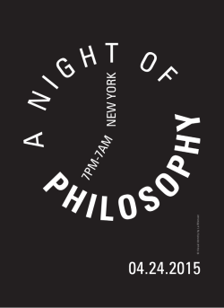 NoP Program - Nights of philosophy