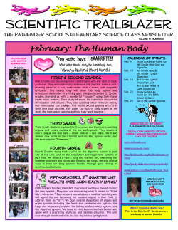 February 2012 Science Newsletter