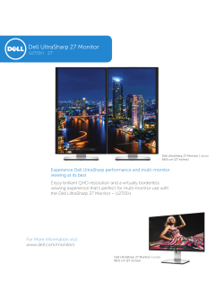 Dell UltraSharp 27 Monitor