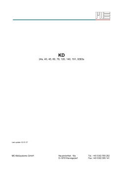 Force Sensor KD40S - ME
