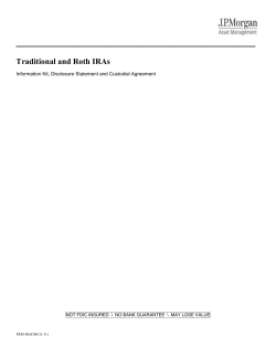 Traditional and Roth IRAs