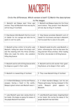 2) Match the descriptions to the images.