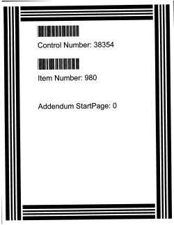 Item Number: 980 Addendum StartPage: 0