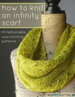 How to Knit an Infinity Scarf + 9 Fashionable Cowl