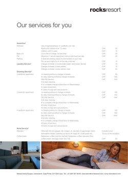 Our services for you