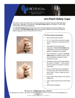Uni-Flex&reg; Safety Caps