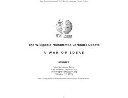 UPDATE 2: The Wikipedia Muhammad Cartoons Debate