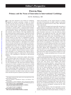 Editor`s Perspective - Circulation: Cardiovascular Interventions