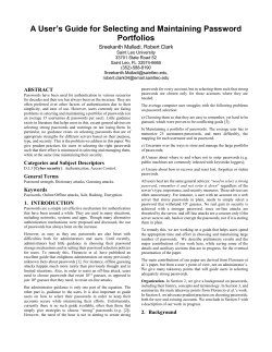 Proceedings Template - WORD