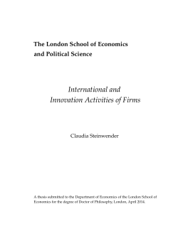 - LSE Theses Online