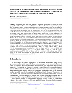 Comparison of adaptive methods using multivariate regression