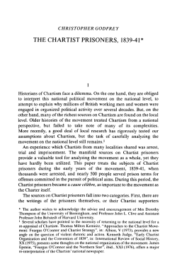 The Chartist Prisoners, 1839–41