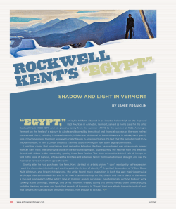 rockwell kent`s &ldquo;egypt&rdquo;
