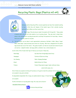 Recycle Plastic Bags