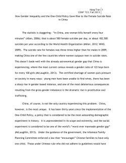 How Gender Inequality and the One-Child Policy Gave Rise to the