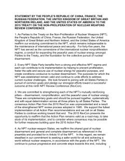 P5 Statement