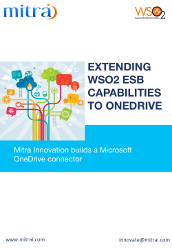 Microsoft One Drive White Paper