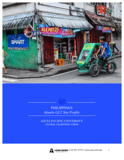 Manila, Philippines  - Azusa Pacific University