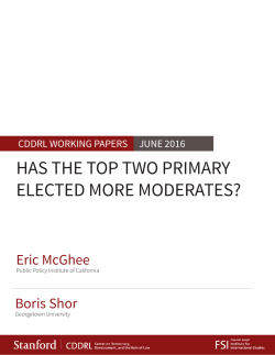 has the top two primary elected more moderates? - cddrl