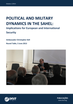 political and military dynamics in the sahel