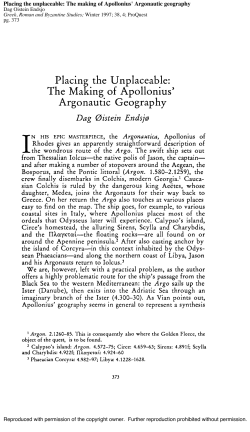 this PDF file - Greek, Roman, and Byzantine Studies