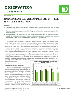 Canadian and U.S. Millennials: One of These Is Not Like the Other