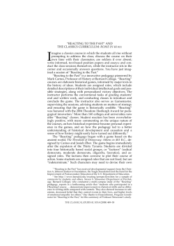 Beware the Ides of March: Rome in 44 BCE