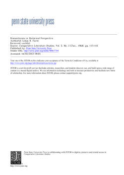 History or Romanticism