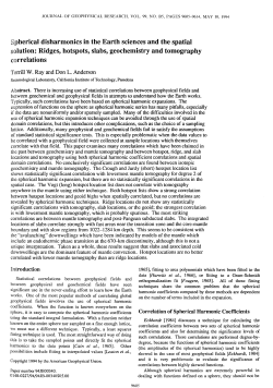 Spherical disharmonies in the Earth sciences and the spatial