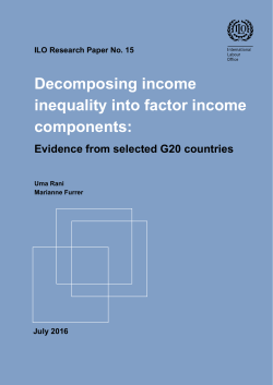 Decomposing income inequality into factor income components