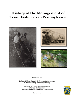 management of trout fisheries