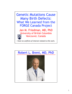 Genetic Mutations Cause Many Birth Defects: What We Learned