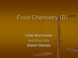 Food Chemistry (B) Trial Event