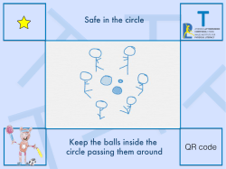 QR code! Image of the activity! Keep the balls inside the circle