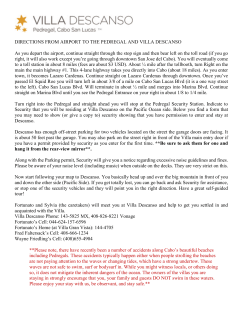 Descanso Map and Airport Directions Tom Spieczny